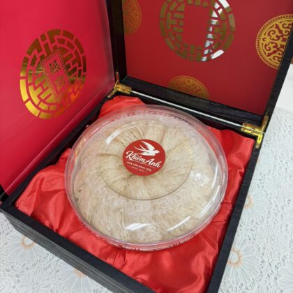 Hộp quà yến rút lông Khánh Hòa hộp gỗ 100g